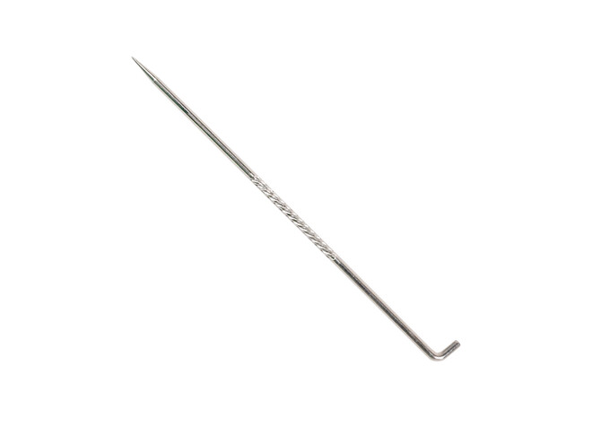 Epingle à cravate courbe argent 55.0 mm