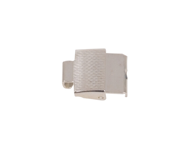 Embout argent travaillé 9.5 mm