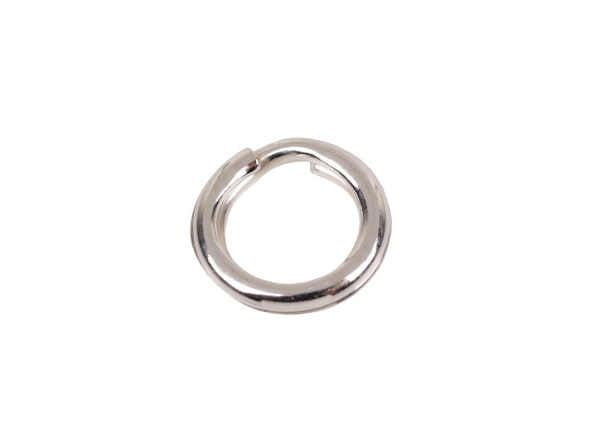 Splitring 7.0 mm zilver