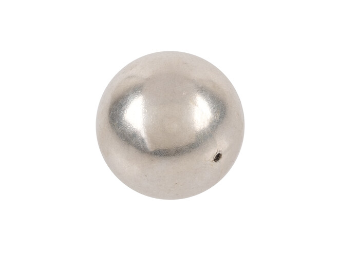 Perle argent 1 trou 12.0 mm
