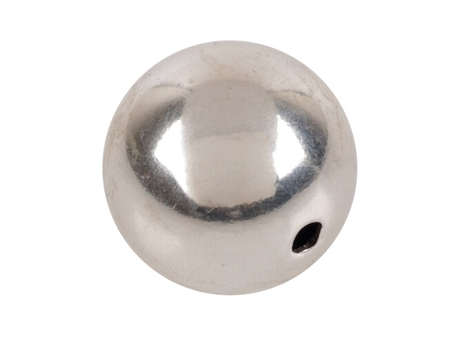 Perle argent 1 trou 15.0 mm