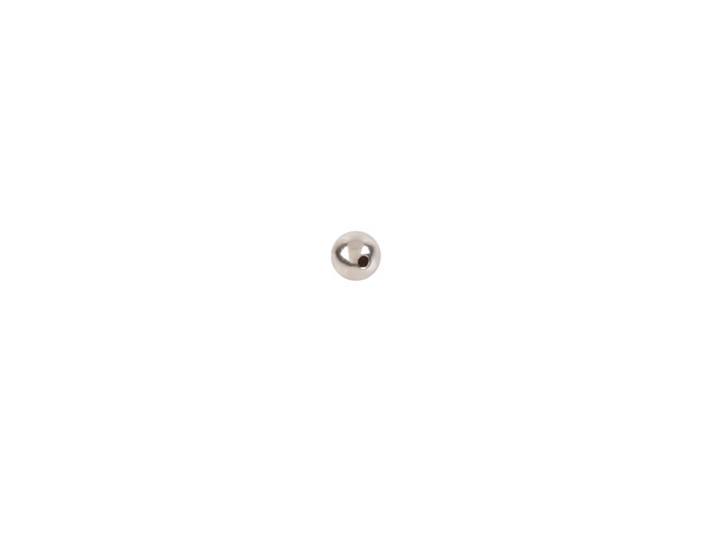 Perle percée argent 2.0 mm