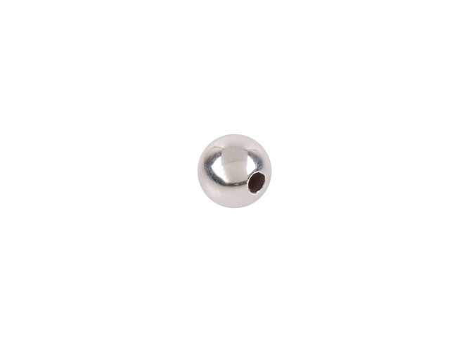 Perle percée argent 4.5 mm