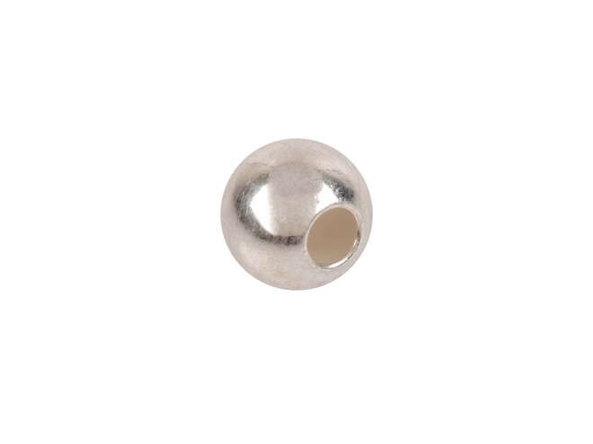 Perle gros perçage argent 7.0 mm