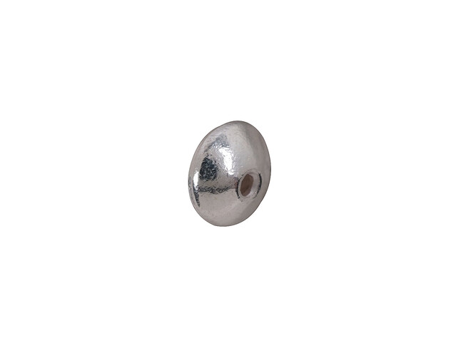 Entretoise disque argent 4.7 x 2.6 mm
