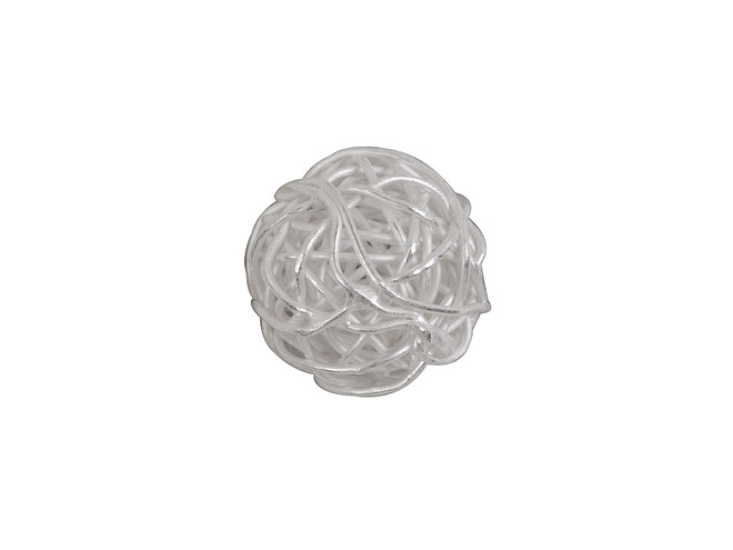 Entretoise fil argent 12.0 mm