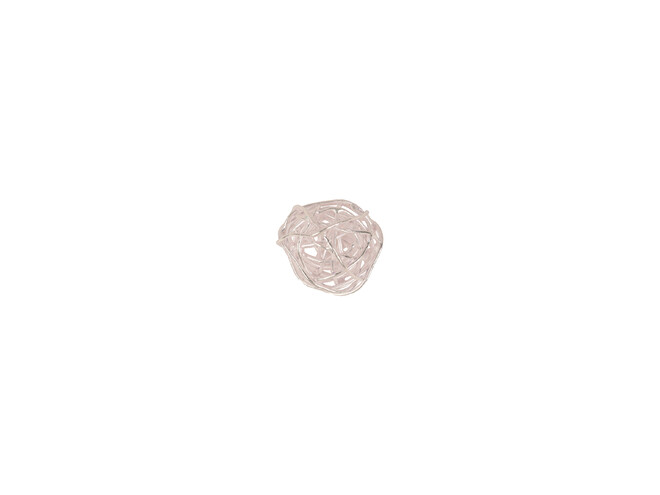 Entretoise fil argent 16.0 mm