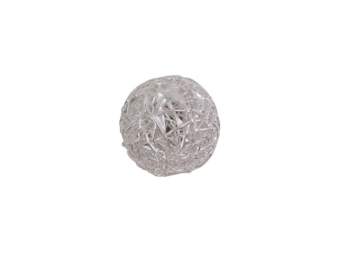 Entretoise fil argent 20.0 mm