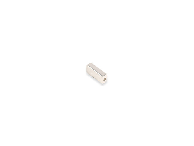 Entretoise rectangle argent 8.4 x 3.9 x 2.4 mm