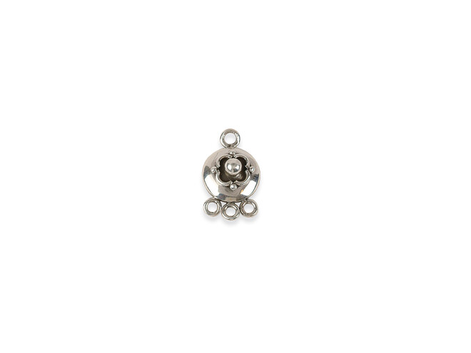 Embout argent 2 rangs no 2 - 11.3 mm