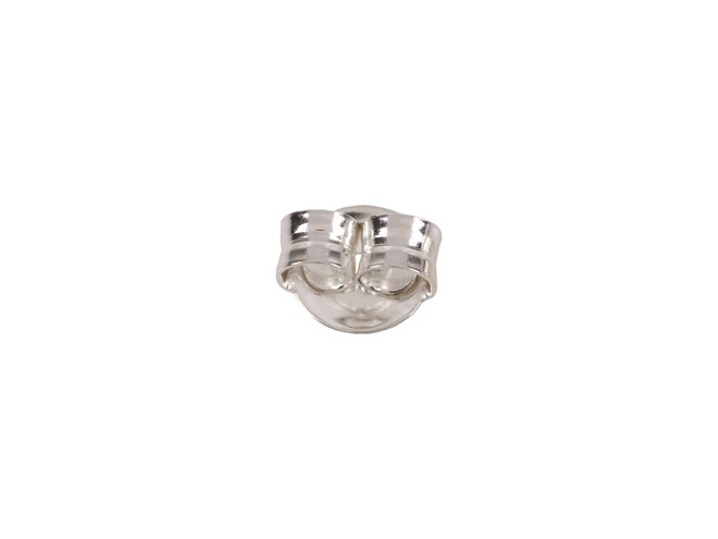 Poussettevlinder middel glad zilver