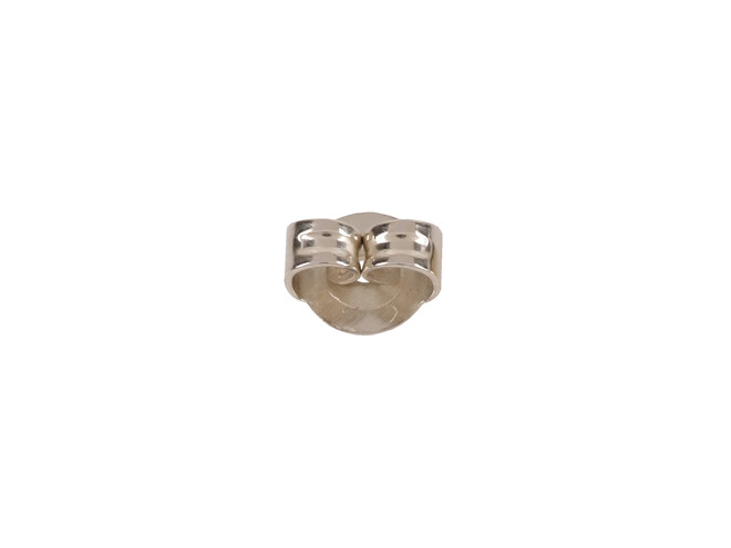Poussettevlinder middel glad zilver