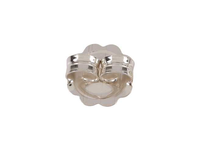 Poussettevlinder extra groot kartel zilver