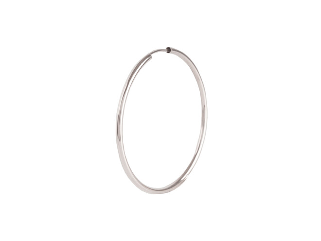 Boucles d'oreille flexibles argent 40.0 mm