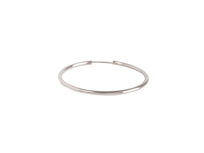 Boucles d'oreille flexibles argent 40.0 mm