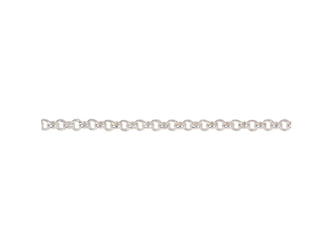 Chaine jasseron argent 2.5 mm