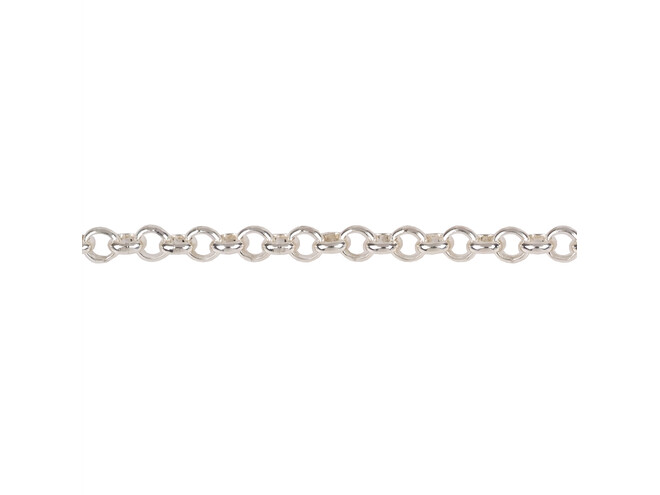 Chaine jasseron argent 4.0 mm