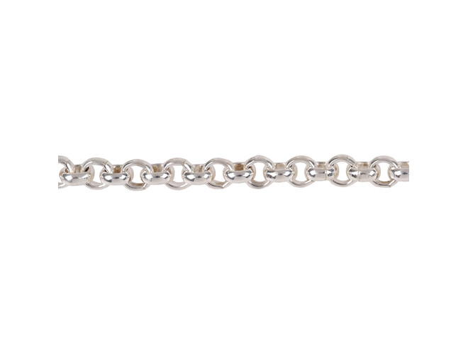 Chaine jasseron argent 5.0 mm