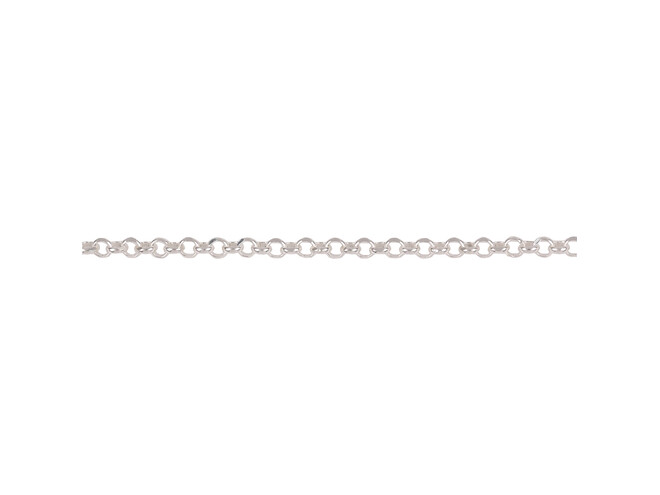 Chaine jasseron taillé argent 2.1 mm