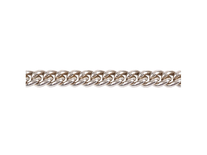 Chaine gourmette argent 5.2 mm