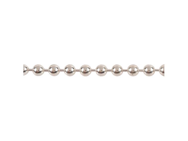 Balletjes collier 4.0 mm zilver