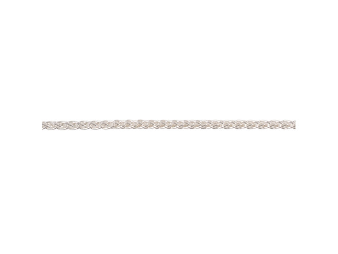 Chaine queue de renard maille courte argent 2.0 mm