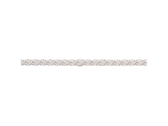 Chaine queue de renard maille courte argent 2.6 mm