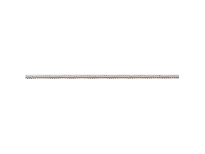 Slangen collier 1.6 mm zilver