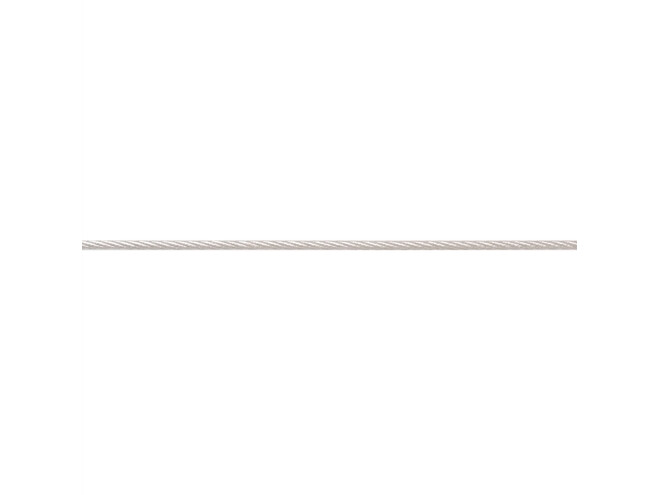 Kabel collier 1.0 mm zilver