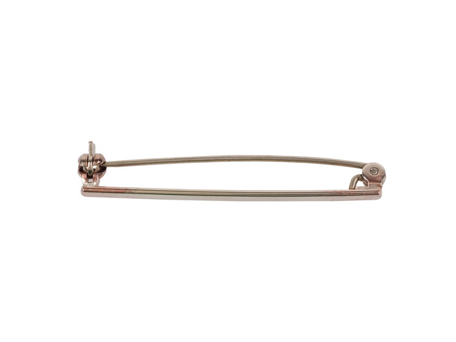 Barrette maillechort 45.0 mm