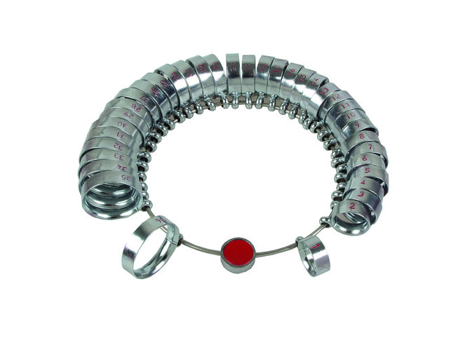 BAGUIER MÉTAL BOMBÉ 6,2 MM