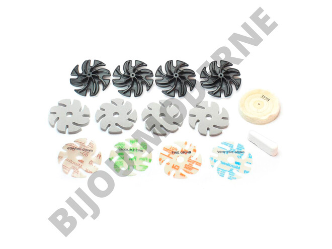 SET DE POLISSAGE JOOLTOOL POUR POLYMÈRES ARRONDIS