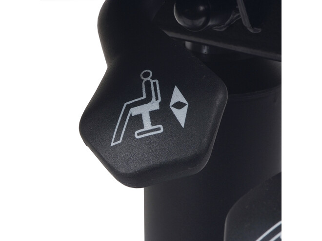TABOURET SELLE AVEC DOSSIER À ROULETTES