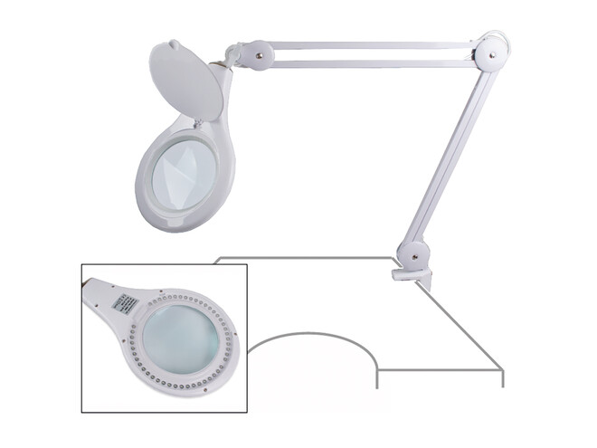 LOUPE ECLAIRANTE AVEC 48 LEDS