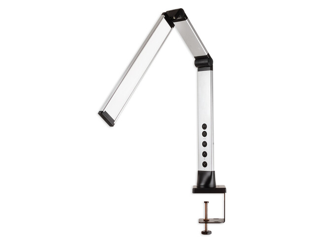 LAMPE LEDS À 2 CHARNIÈRES ARGENT