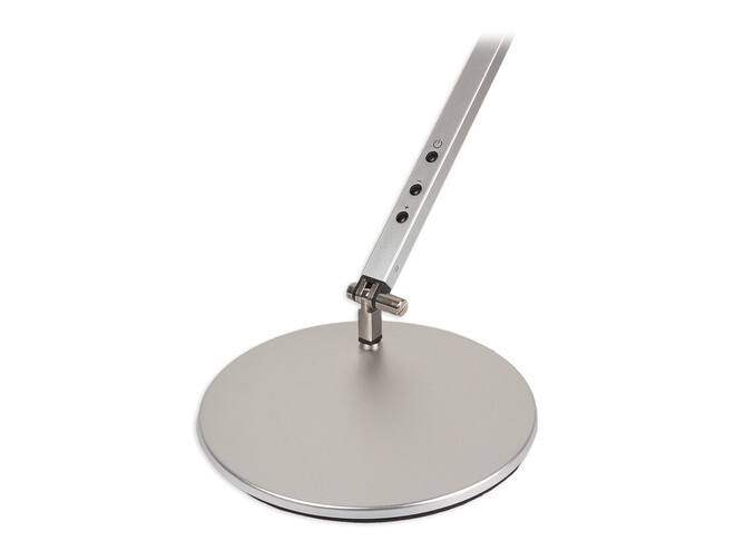 LAMPE À LEDS SUR PLATEAU ARGENT