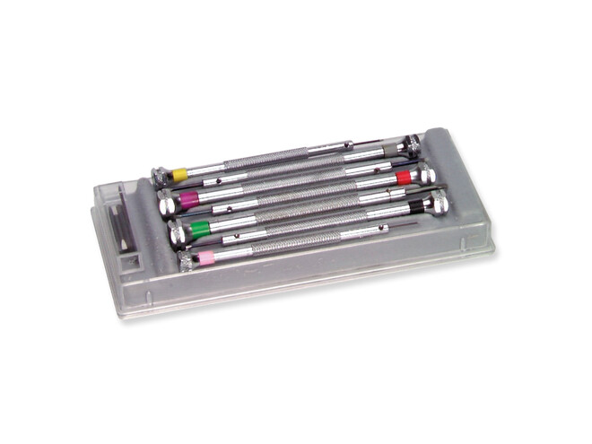 Schroevendraaierset in plastic doos