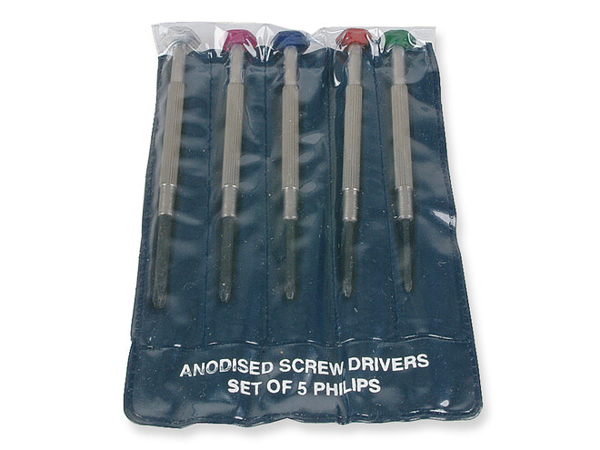 Schroevendraaierset 5 stuks E.P.