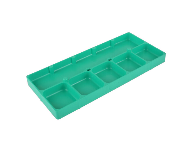 BAC DE MONTAGE EN PLASTIQUE VERT