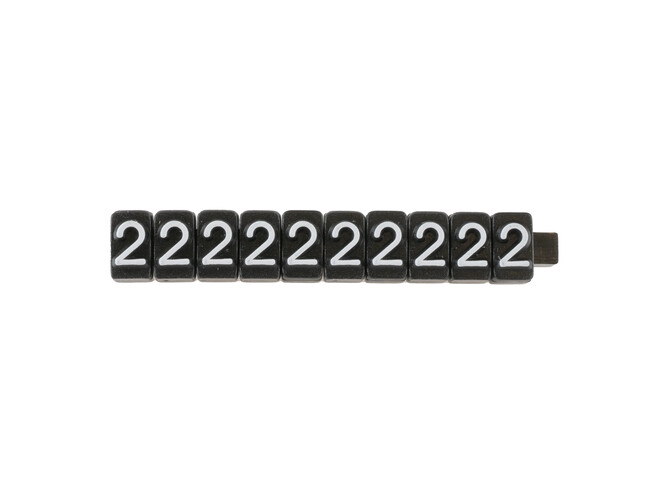 CHIFFRES 2 NOIRS -PAR 10