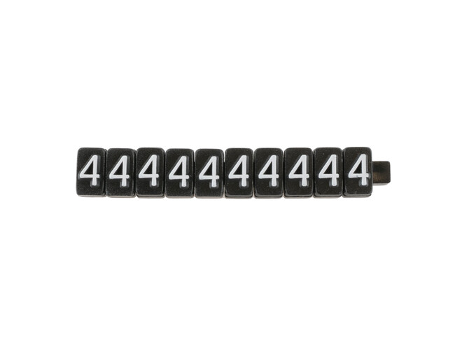 CHIFFRES 4 NOIRS -PAR 10