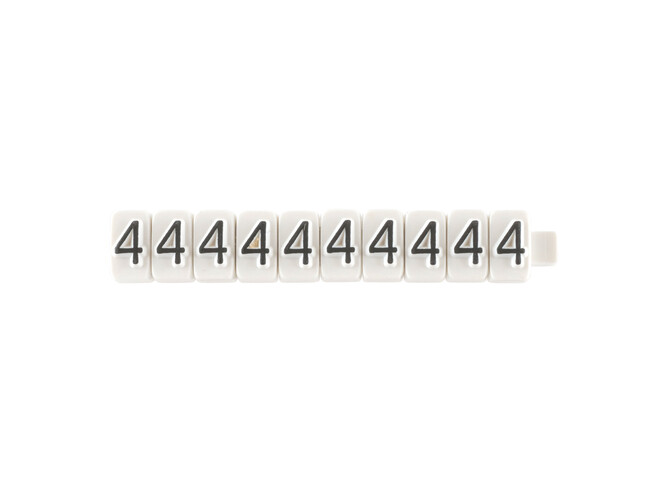 CHIFFRES 4 BLANCS -PAR 10
