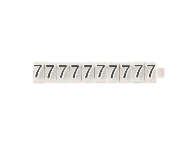 CHIFFRES 7 BLANCS -PAR 10