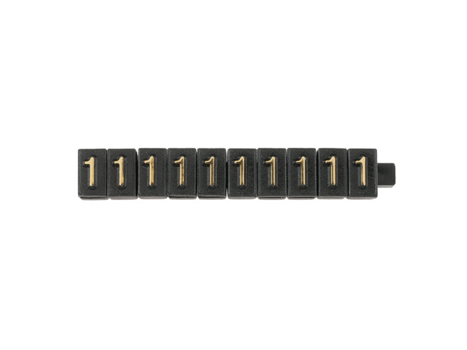 CHIFFRES  1  NOIRS -PAR 10