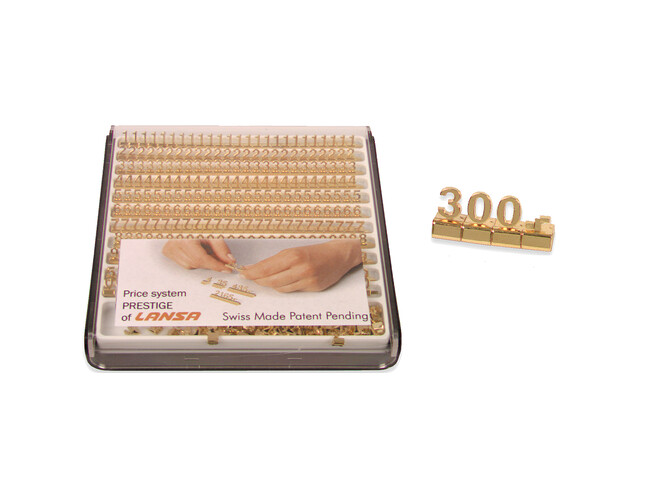 SET DE CHIFFRES DORÉS 300 PIECES