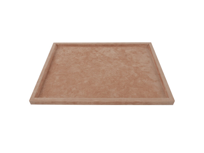 Plateau de presentation taupe 300x220x15mm