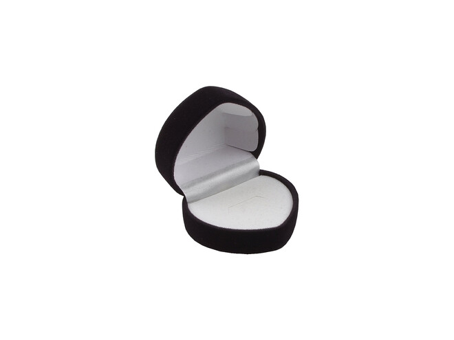 ÉCRIN COEUR POUR BAGUE-NOIR