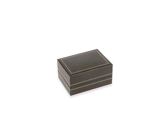 ECRIN A BAGUE NOIRE 2 BAGUES 71 X 52 X 38 MM