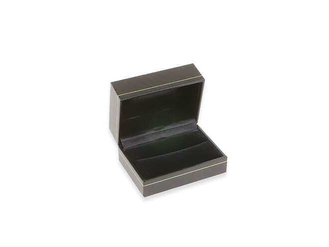 ECRIN A BAGUE NOIRE 2 BAGUES 71 X 52 X 38 MM