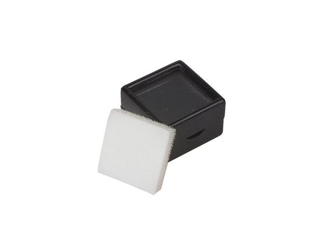 Stenendoos 30 x 30 mm zwart E.P.